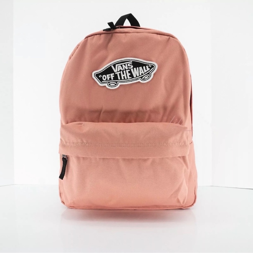 Vans rose pink backpack school size realm